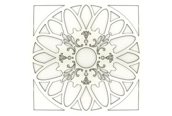 湖山麗影 紫蘭芳香系列搭配圖 450×450mm-全屋整裝客廳吊頂抗菌吊頂效果圖