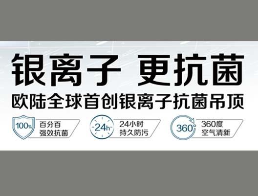 歐陸銀離子抗菌吊頂，為您營造健康生活空間